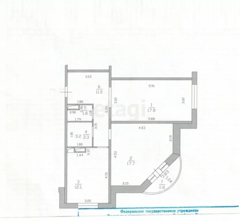 2-к кв. Татарстан, Казань ул. Дубравная, 29А (64.0 м) - Фото 1