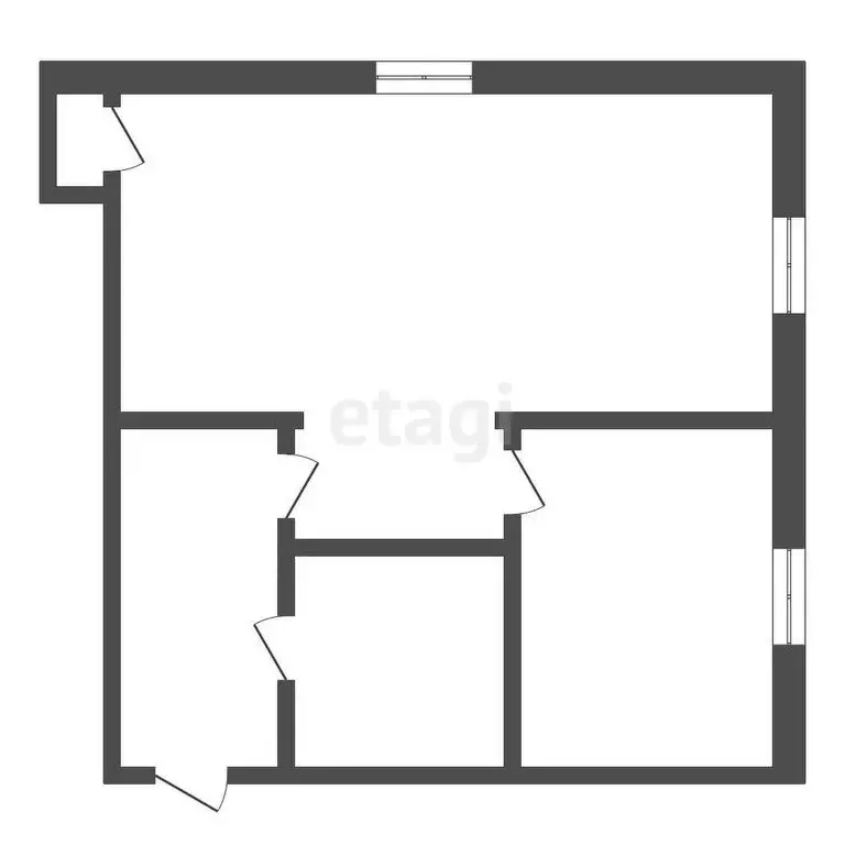 1-комнатная квартира: Белоусово, Мирная улица, 1 (31.3 м) - Фото 0