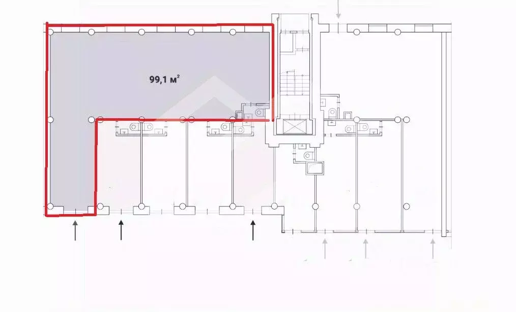 Помещение свободного назначения в Москва Планерная ул., 12К1 (99 м) - Фото 2