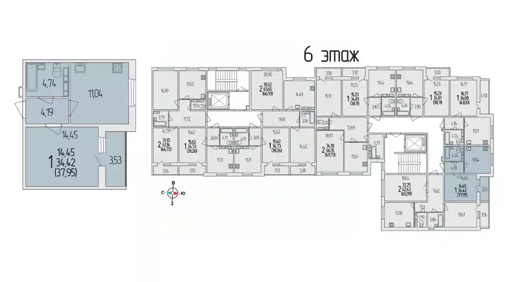 1-к кв. Белгородская область, Белгородский район, Разумное рп ул. ... - Фото 1