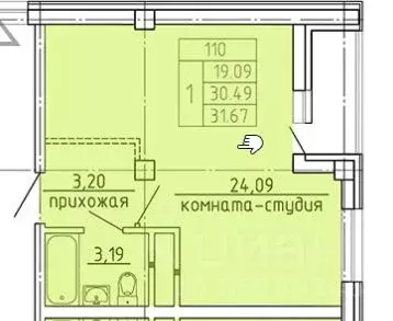 Купить 1 Комнатную Квартиру Дианова Омск