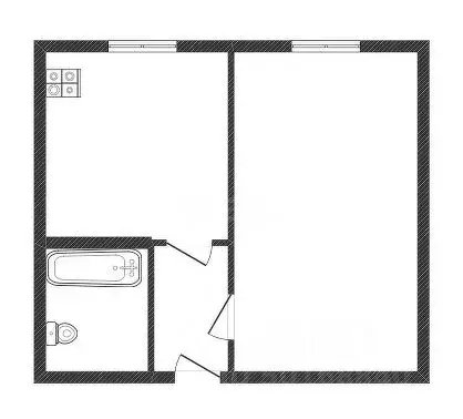 1-к кв. Саратовская область, Балашов Юбилейная ул., 26 (20.8 м) - Фото 2