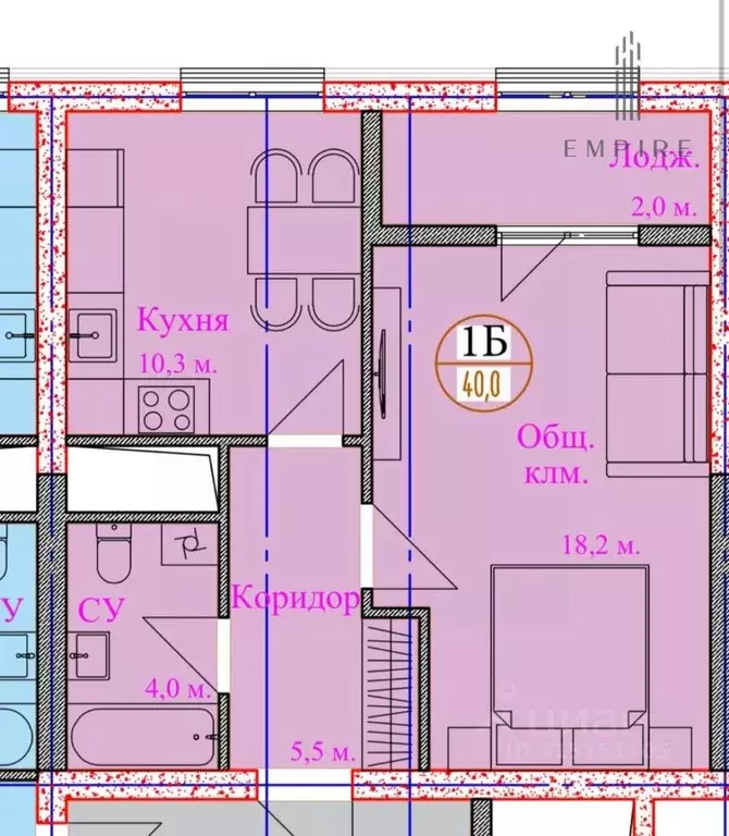 1-к кв. Чеченская республика, Грозный ул. Муслима Г. Гайрбекова, 9 ... - Фото 0