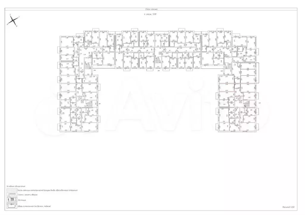 2-к. квартира, 61,5 м, 4/4 эт. - Фото 0