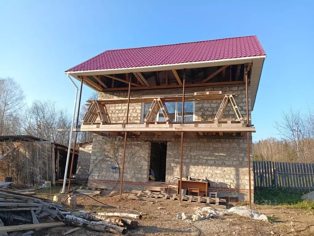 Дом в Пермский край, Нытвенский муниципальный округ, д. Белобородово ... - Фото 2