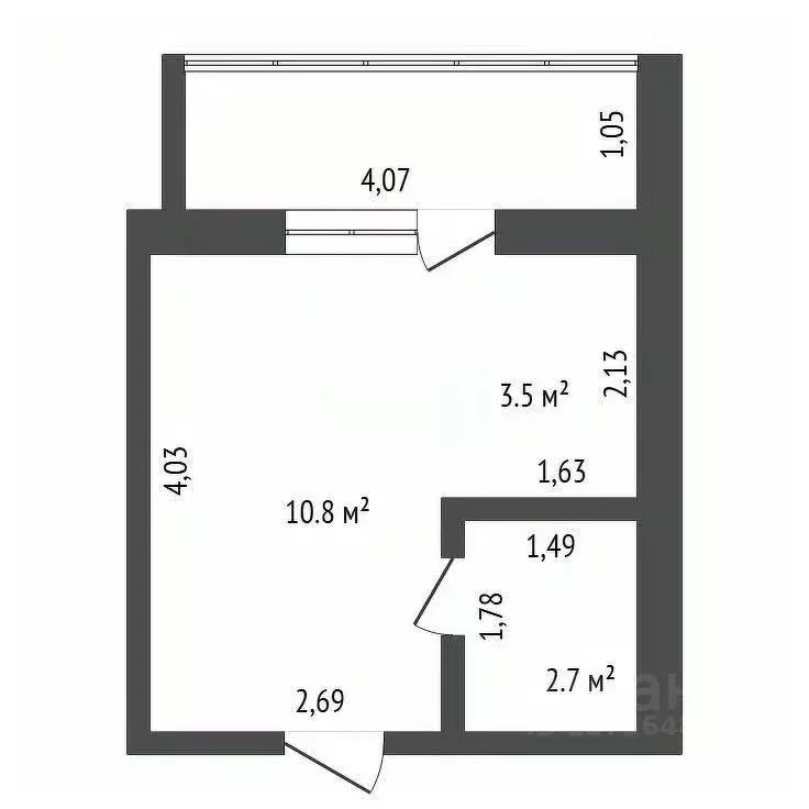 Студия Амурская область, Благовещенский район, с. Чигири ул. Утренняя, ... - Фото 2