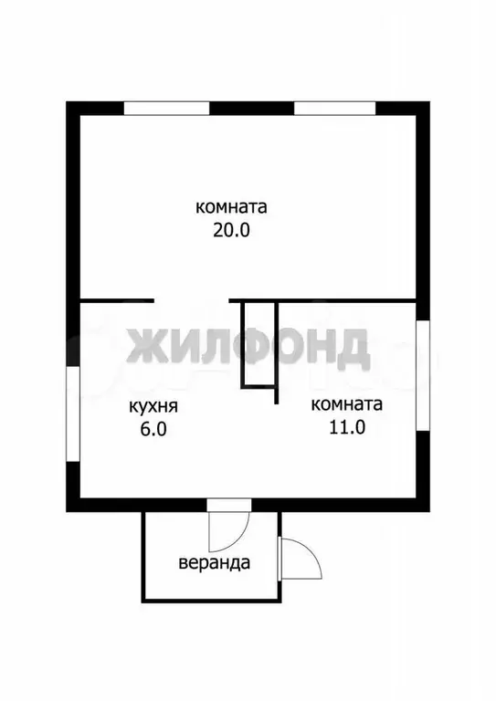 Дом 31,7 м на участке 4,6 сот. - Фото 1