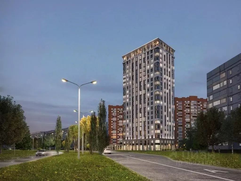 2-к кв. Татарстан, Казань Ломжинская ул., 30А (34.3 м) - Фото 1