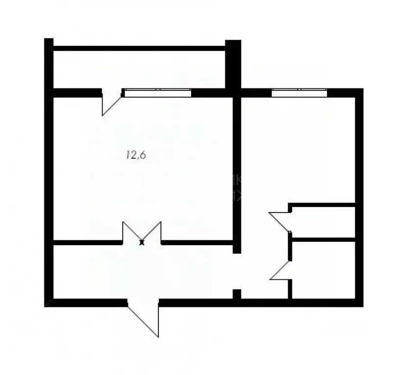 1-к кв. Тюменская область, Тюмень Тарманы мкр, ул. Маршака, 5 (40.8 м) - Фото 2