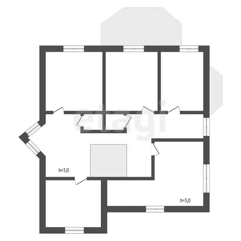 Дом в село Раздольное, Звёздная улица (373.4 м) - Фото 1