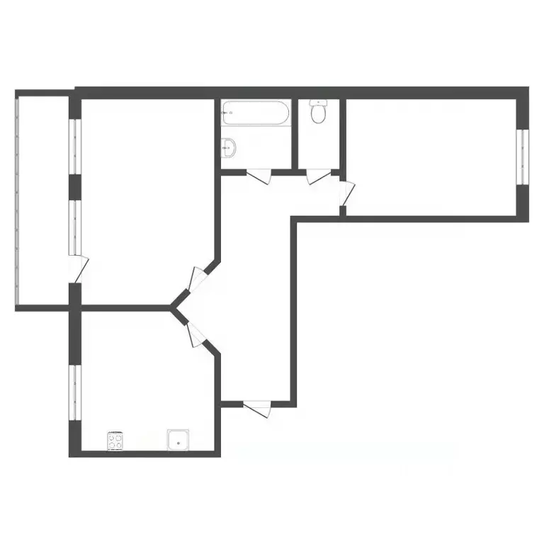 2-к кв. Тюменская область, Тюмень ул. Максима Горького, 3 (80.0 м) - Фото 1