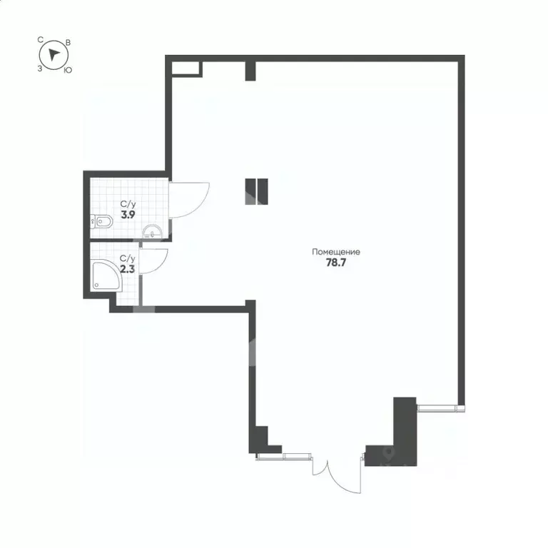 Помещение свободного назначения в Москва 4-я оч., Шагал жилой ... - Фото 2