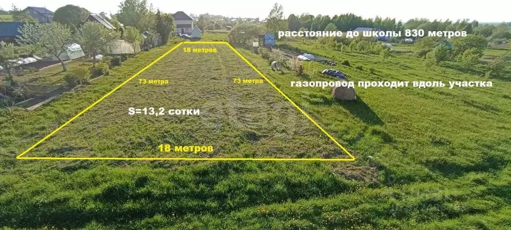 Участок в Вологодская область, пос. Огарково  (13.2 сот.) - Фото 0