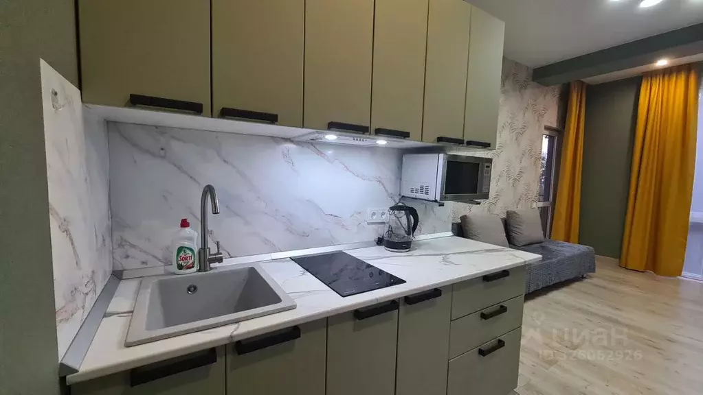 Студия Краснодарский край, Сочи Блиново мкр, ул. Лесная, 2/3 (29.0 м) - Фото 1