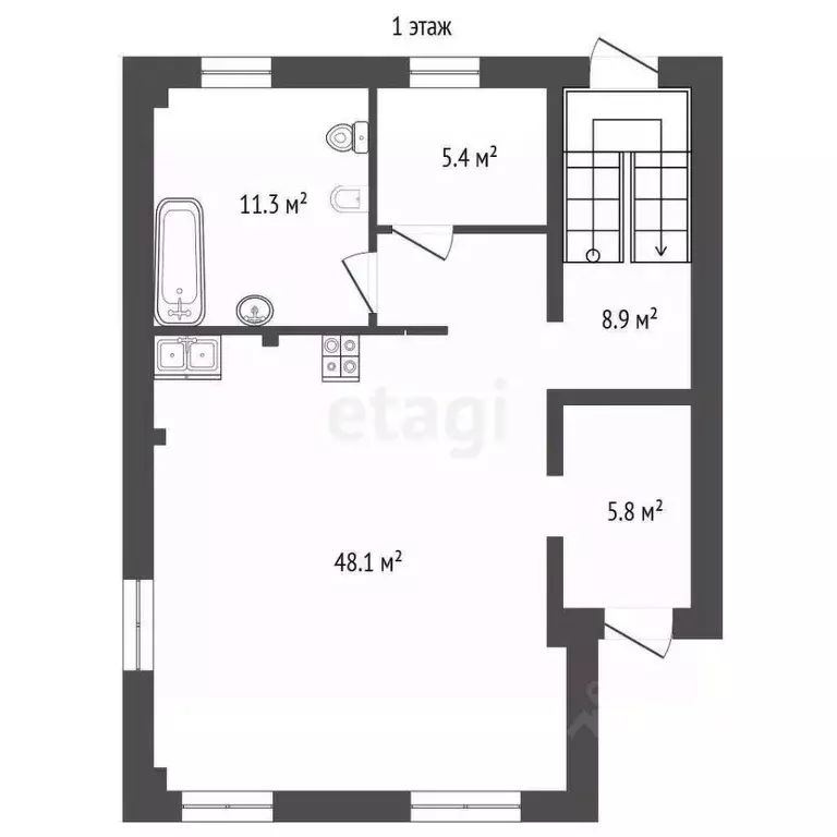 Дом в Томская область, Томск Холмы кп, ул. Пионеров (185 м) - Фото 2