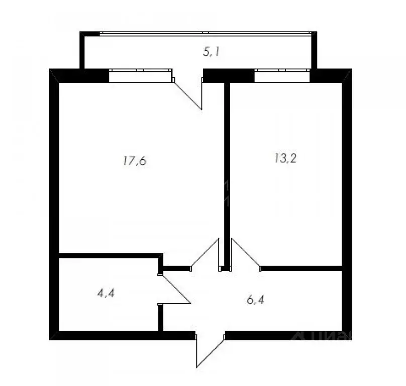 1-к кв. Тюменская область, Тюмень проезд Воронинские горки, 99Б (42.0 ... - Фото 2