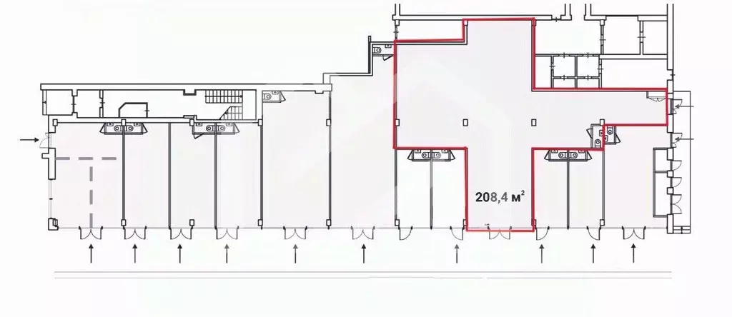 Помещение свободного назначения в Москва Коровинское ш., 1А (208 м) - Фото 1
