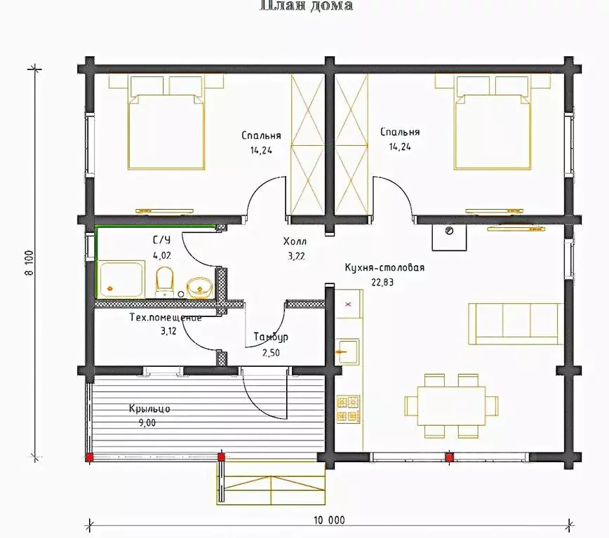 Дом в Ленинградская область, Ломоносовский район, Гостилицкое с/пос, ... - Фото 2