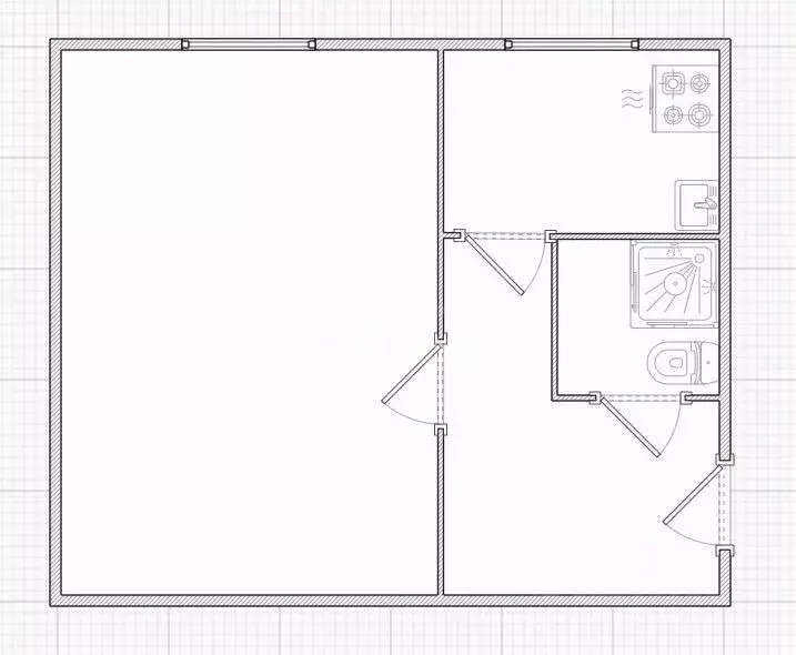 1-к кв. Костромская область, Нерехтский район, Воскресенское с/пос, ... - Фото 2