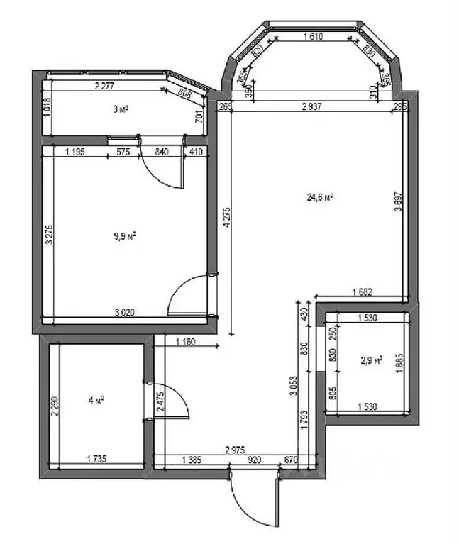 1-к кв. Москва Изюмская ул., 26К2 (42.0 м) - Фото 2