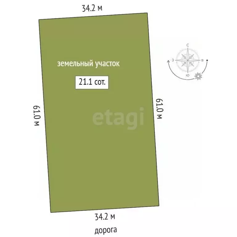 Участок в Тюменская область, Нижнетавдинский муниципальный округ, ... - Фото 2