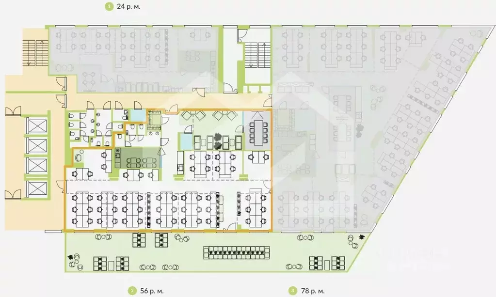 Помещение свободного назначения в Москва просп. Андропова, 10 (392 м) - Фото 2