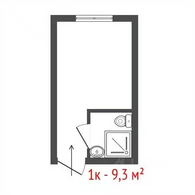 Комната Свердловская область, Екатеринбург ул. Московская, 46 (9.3 м) - Фото 2