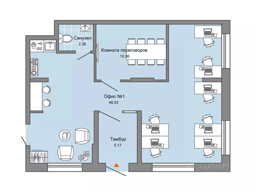 Помещение свободного назначения в Свердловская область, Екатеринбург ... - Фото 1