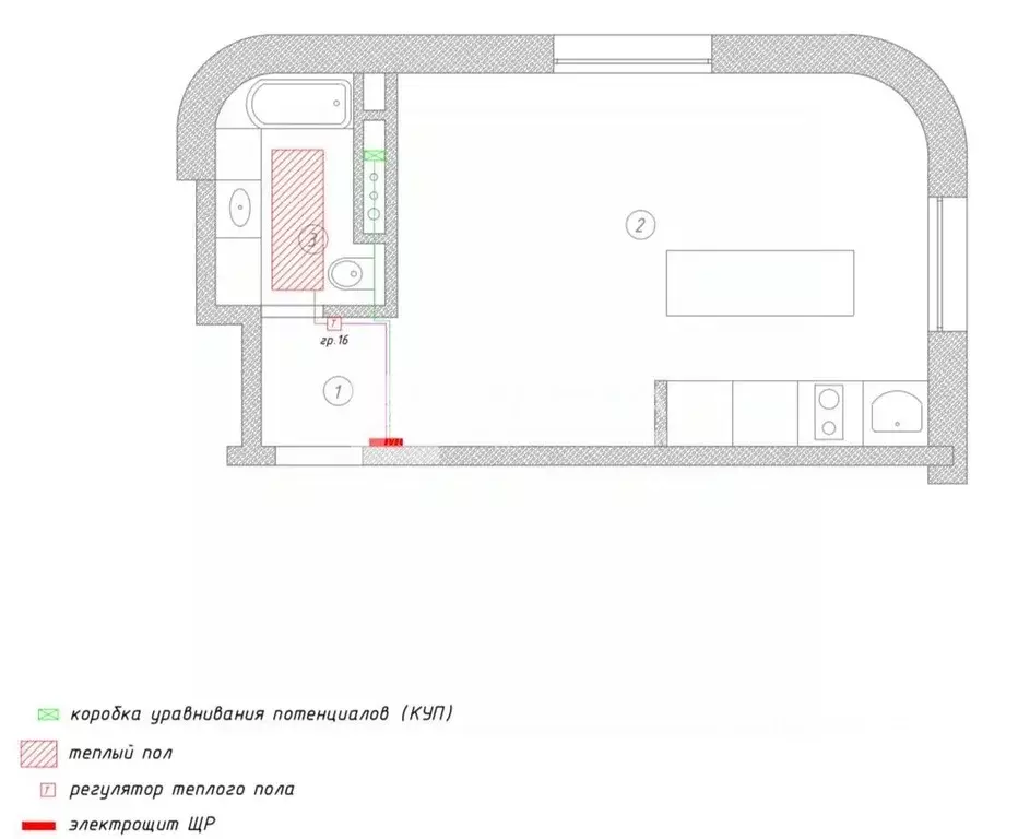Студия Московская область, Химки ул. Озерная, 10 (30.3 м) - Фото 2