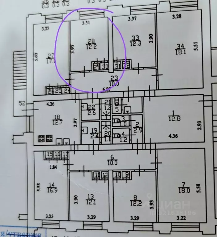 Комната Санкт-Петербург ул. Партизана Германа, 37А (12.2 м) - Фото 1
