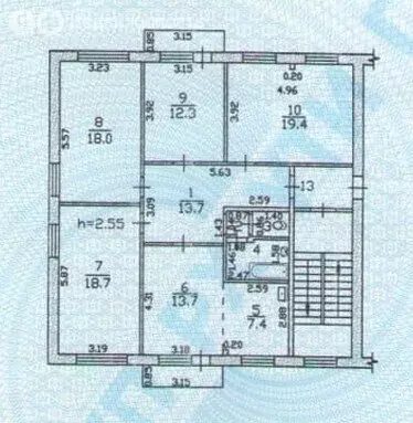 5-комнатная квартира: Черногорск, Советская улица, 34 (109.1 м) - Фото 2