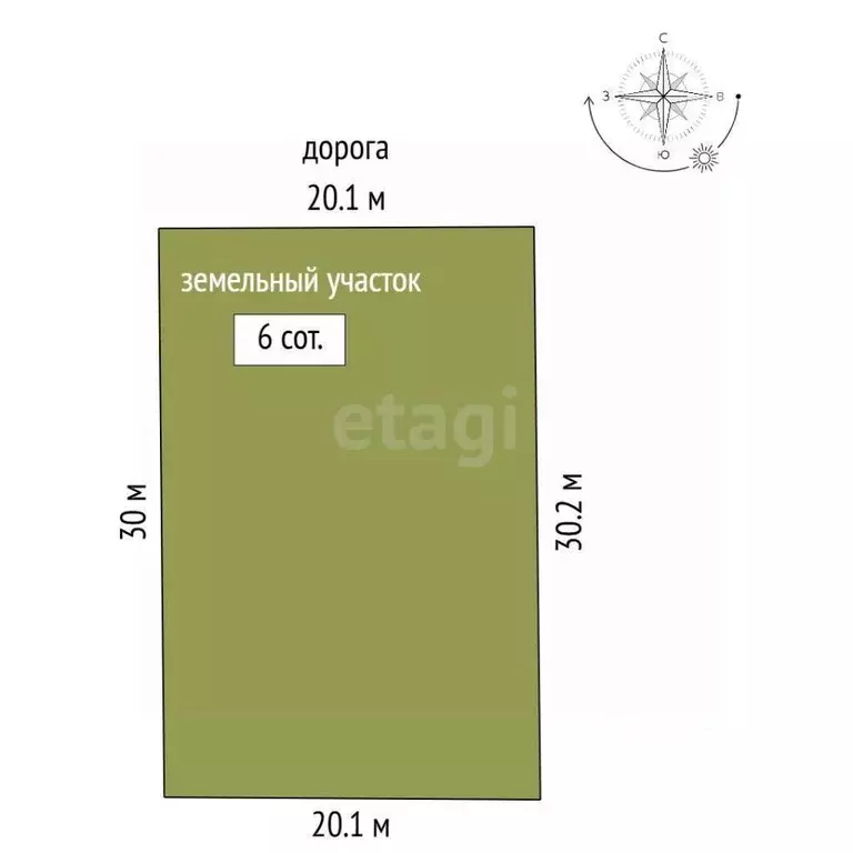 Участок в Ростовская область, Аксай ул. Михаила Ненно (6.0 сот.) - Фото 2