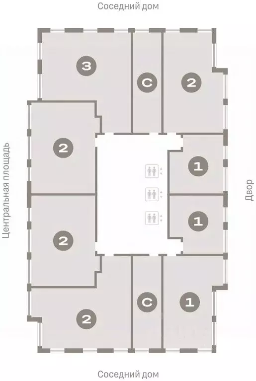 3-к кв. Новосибирская область, Новосибирск Европейский Берег мкр,  ... - Фото 0