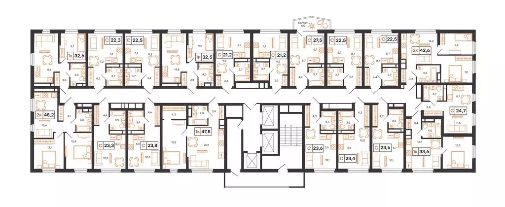 Квартира-студия: Екатеринбург, улица Патриса Лумумбы, 54 (21.2 м) - Фото 2