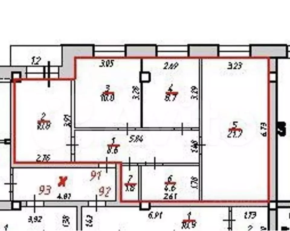 3-к кв. Псковская область, Великие Луки ул. Герцена, 4 (67.2 м) - Фото 1