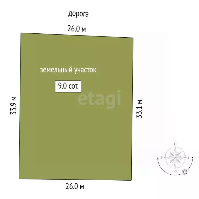 Участок в Тюменская область, Нижнетавдинский муниципальный округ, ... - Фото 0