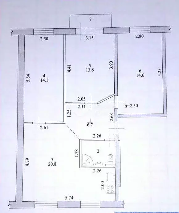 4-к кв. Волгоградская область, Волжский пл. Труда, 9 (73.0 м) - Фото 0