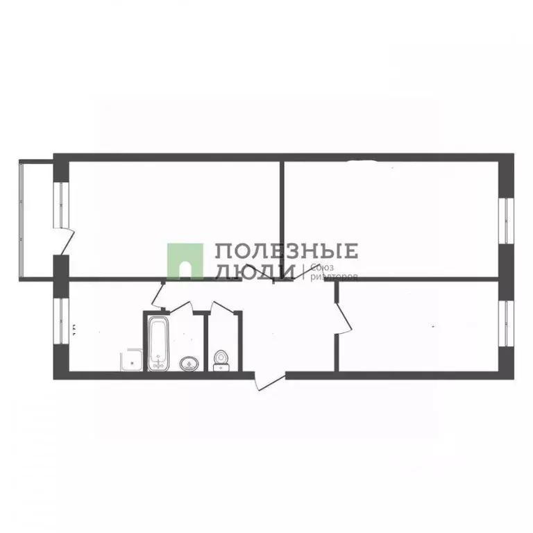 3-к кв. Красноярский край, Красноярск Спортивная ул., 190 (63.1 м) - Фото 2