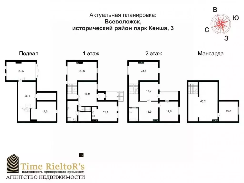 6-к кв. Ленинградская область, Всеволожск Парк Кенша мкр, 3 (300.2 м) - Фото 0