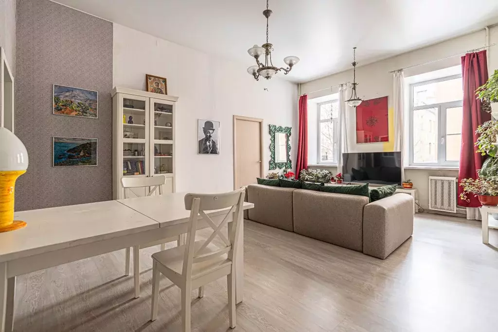 2-к кв. Санкт-Петербург пер. Джамбула, 5 (82.7 м) - Фото 1