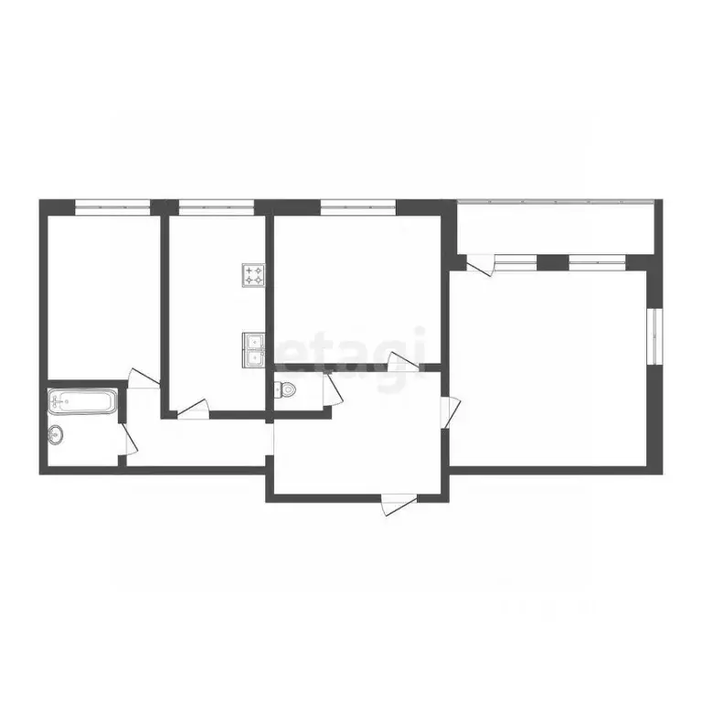 3-к кв. Мордовия, Саранск Большевистская ул., 113А (115.0 м) - Фото 1