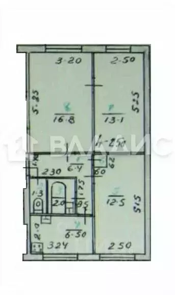 3-к кв. Новосибирская область, Новосибирск ул. Титова, 47/1 (58.9 м) - Фото 1