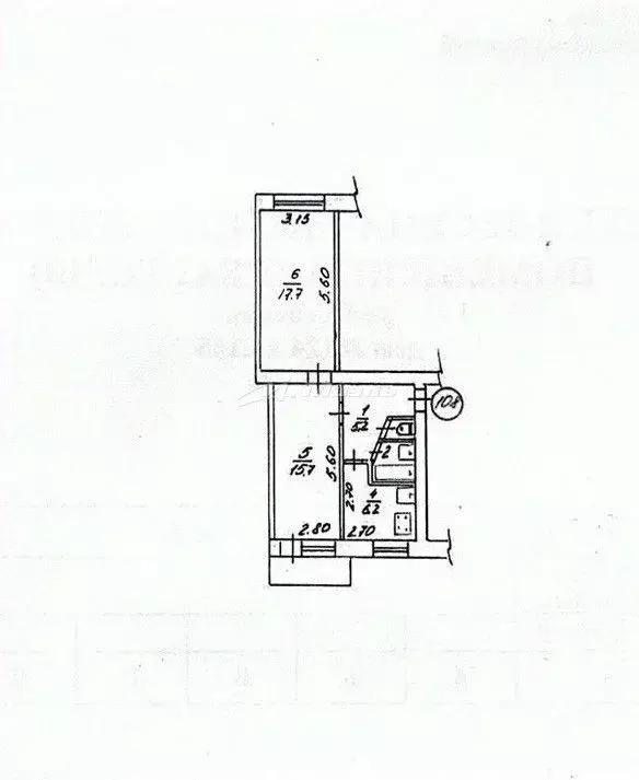 2-к кв. Крым, Симферополь ул. Киевская, 124 (47.9 м) - Фото 2
