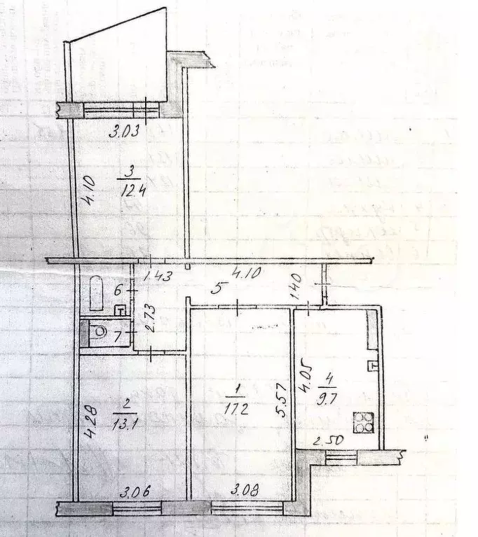 3-к кв. Татарстан, Казань просп. Ямашева, 96а (63.0 м) - Фото 2