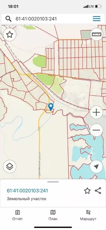 Участок в Ростовская область, Цимлянский район, Красноярское с/пос, ... - Фото 1