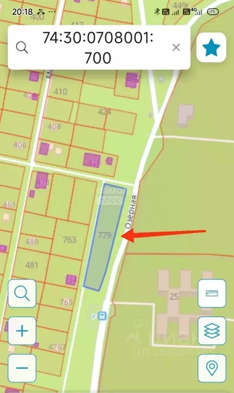 Участок в Челябинская область, Копейск Березка-4 СНТ, 976 (17.6 сот.) - Фото 1