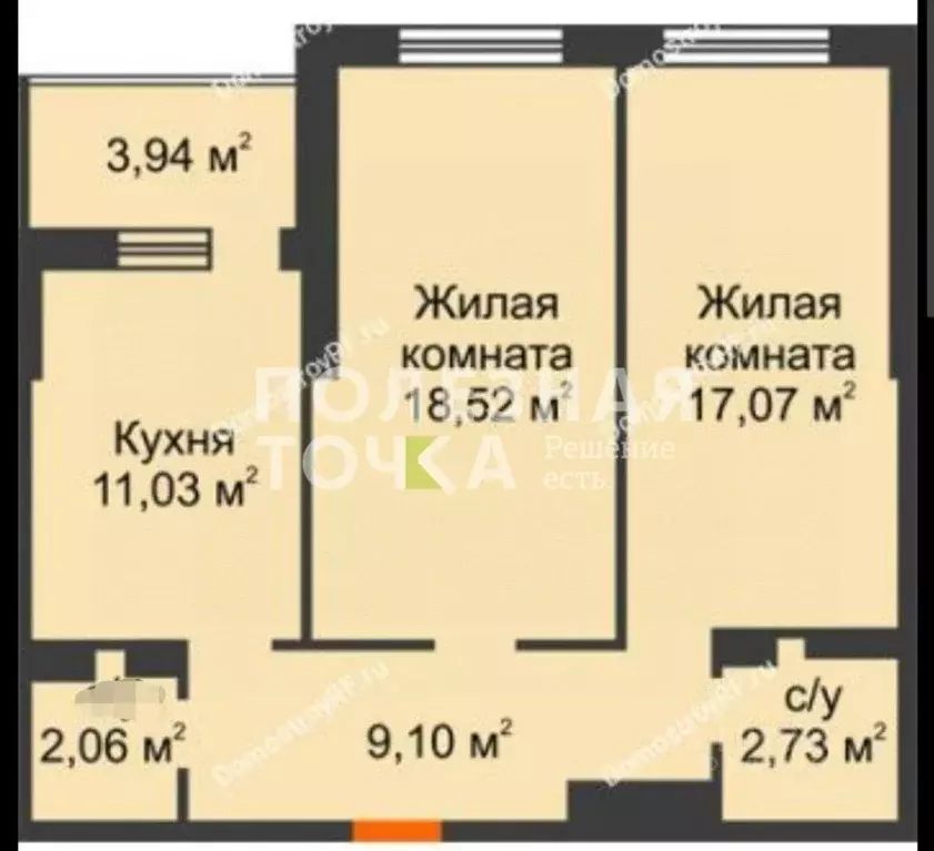 2-к кв. Самарская область, Самара ул. Мечникова, 3 (60.4 м) - Фото 2