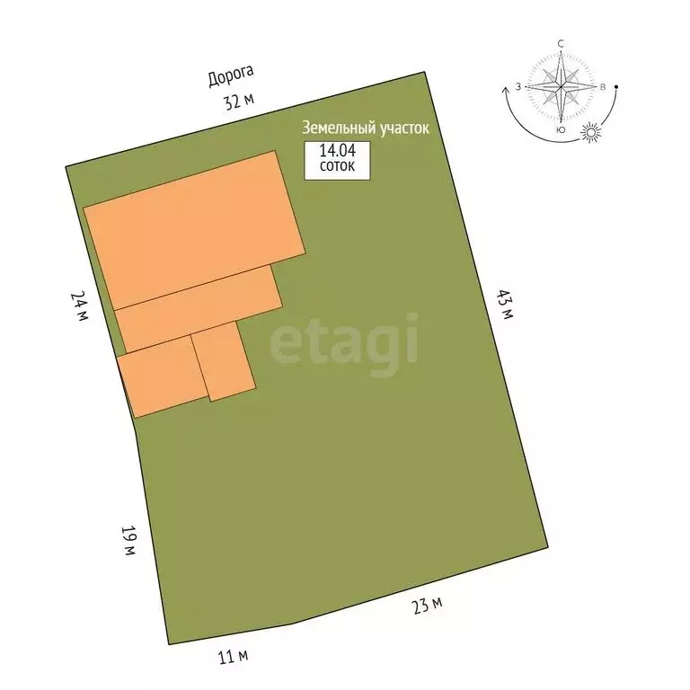 Дом в Заводоуковск, Садовая улица (293.8 м) - Фото 1