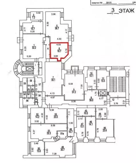 Офис, 18.7 м - Фото 0