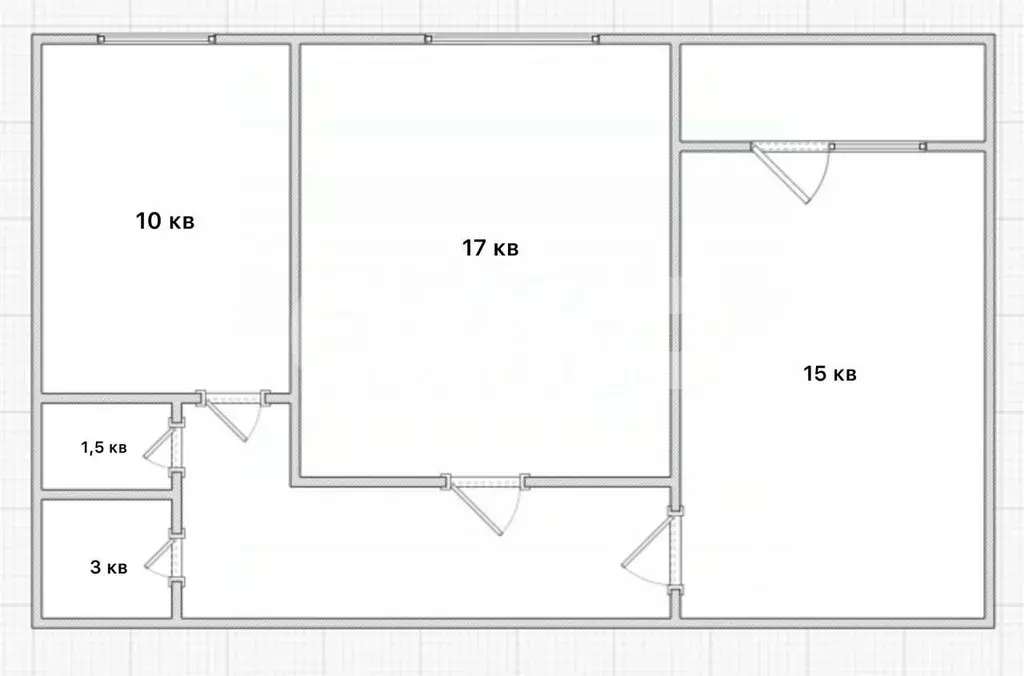 2-к кв. Тульская область, Тула Рязанская ул., 32к3 (49.6 м) - Фото 1